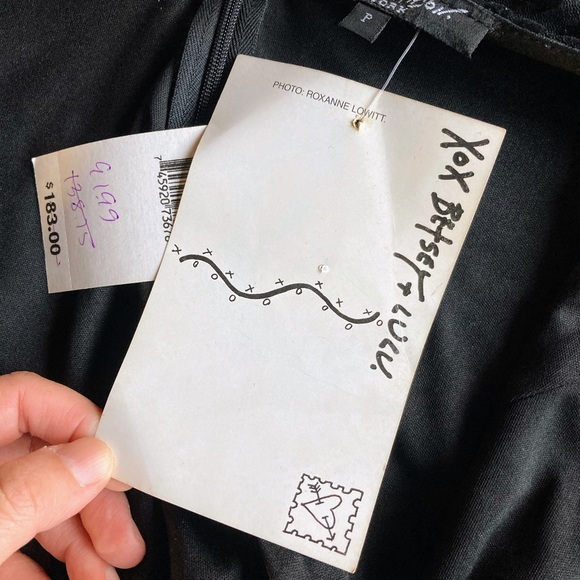 NWT Vintage Betsey Johnson 90s Black Leopard Print Nylon Rayon Glitter Dress XS - Picture 7 of 10